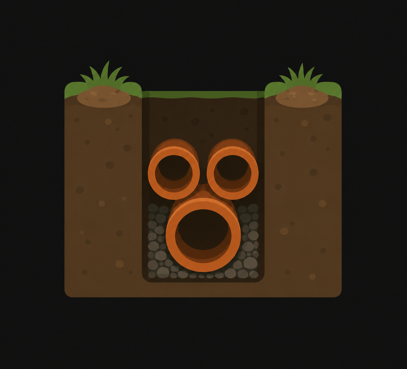 Septic trench icon
